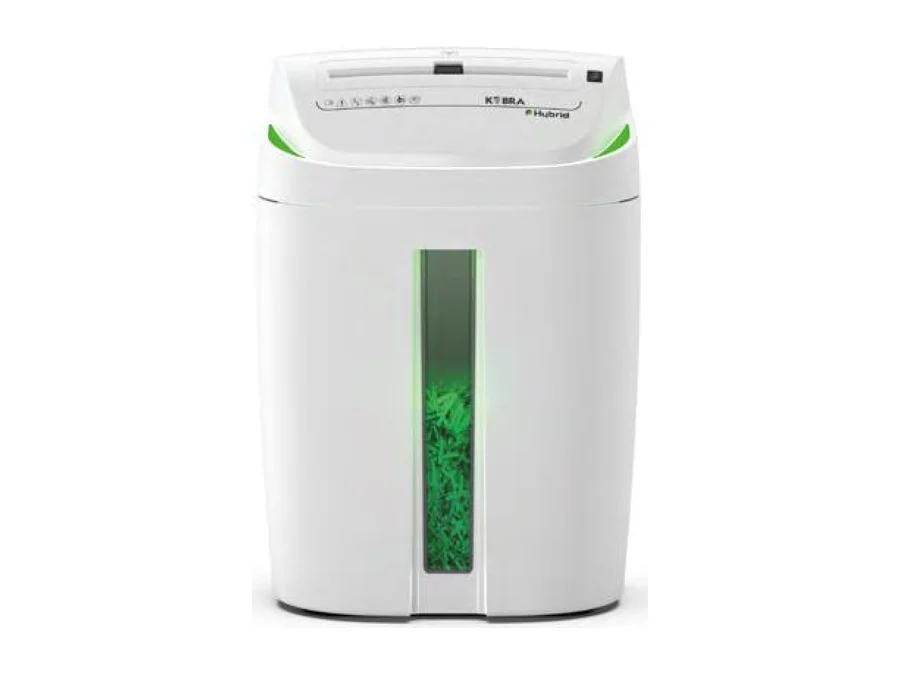 Distruggidocumenti KOBRA C4-HYBRID con finestra anteriore illuminata a LED verde