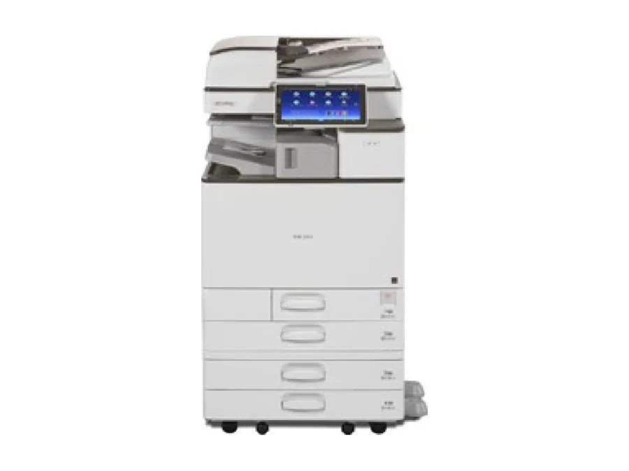 Multifunzione A3 Ricoh MP C2504ex con finitore interno e quattro cassetti carta