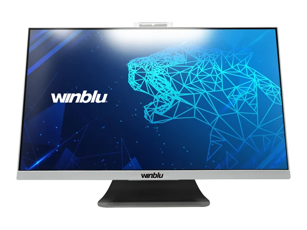 PC All-in-One Winblu eVision M-TOUCH da 23,8 pollici con webcam a scomparsa
